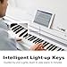The ONE Digital Piano Keyboard with 88-Key Weighted Action for Beginner and Intermediate Players, Grand Piano Sound, Full Size Hammer Keyboard with Lighted-up Keys/Online Lessons/3-Pedal Unit