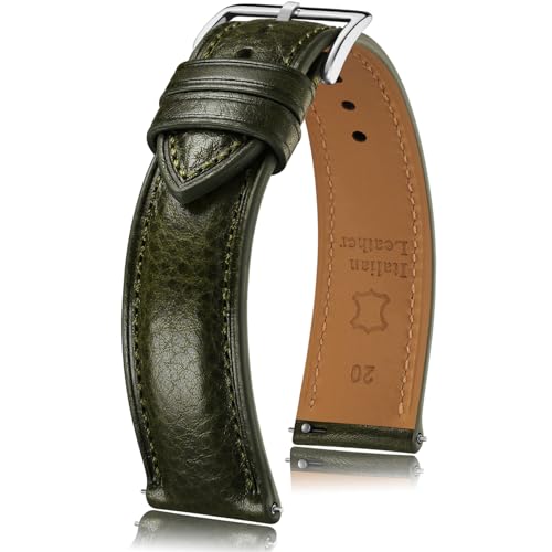 Getalia Italian leather Watch Band Tuscany Natural Vegetable-Tanned Full Grain