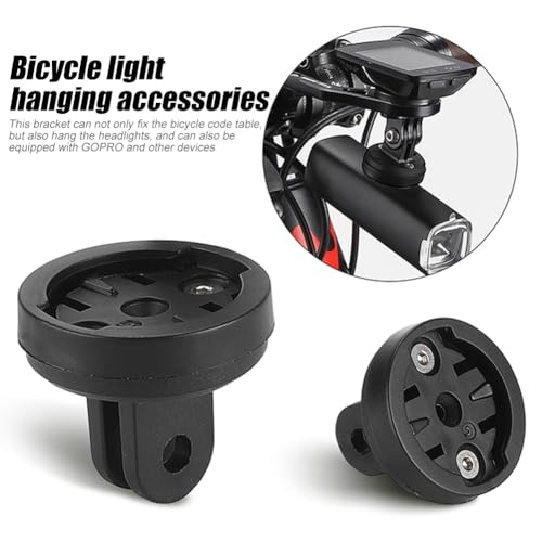 Fiorky Uchwyt na komputer do roweru górskiego do Gopro łączący fotel rowerowy uchwyt komputerowy podstawa łącząca regulowany kąt do Garmin/XOSS/Magene/BlackBird/iGS