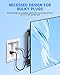 HAPYTHDA in Wall Cable Management Kit for TV, Recessed Outlet for Low Voltage Cables, TV Cable Hider Wall Kit, Cord Hider for Wall Mount TV, Wall Cable Management Box for Home & Office, White