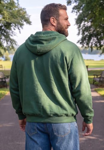 Image of KingSize Men's Big & Tall Fleece Zip-front Hoodie Jacket