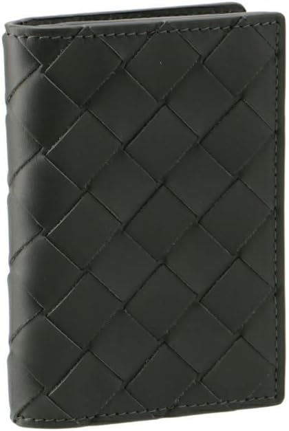 Bottega Veneta 605720-VCPQ3-3009男子名刺ホルダー、Portabiglietti、カードケース、ダークグリーン