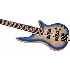 Jackson Pro Series Spectra V NT Blue Burst · Basse électrique - Les Beatles, Paul McCartney, John Lennon, RIngo Starr, George Harrison Jackson Pro Series Spectra V NT Blue Burst · Basse électrique – Image 7