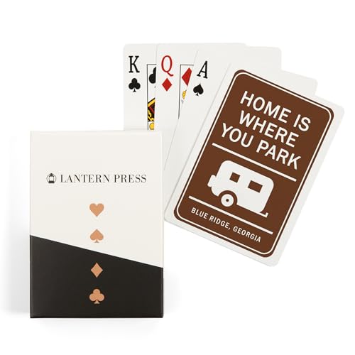 Lantern Press Baraja Poker Blue Ridge Georgia 52 Cartas