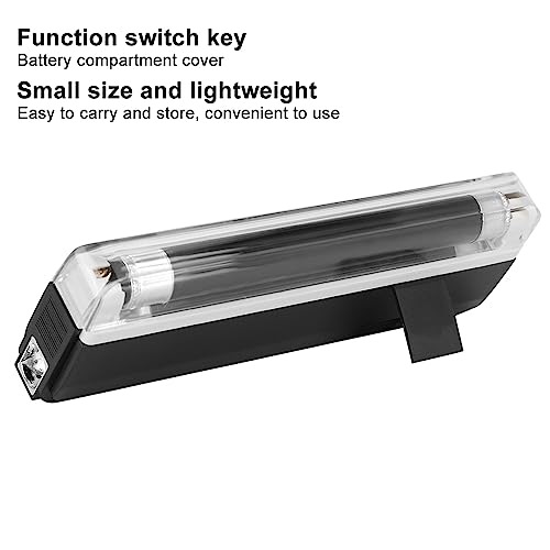 Ejoyous DL-01 Tragbarer UV-Geldscheinprüfer, Ultraviolett Gelddetektor Rechnungsprüfer and leicht mit Ultraviolett-Erkennungssystem und Taschenlampe, für Geschäfte Restaurants Hotels