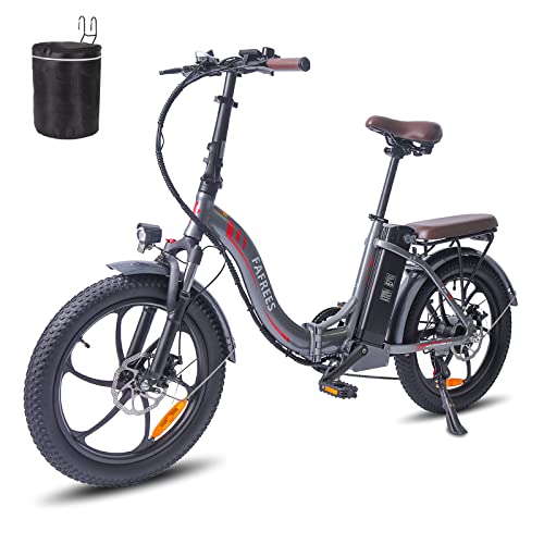 Fafrees Oficial F20-Pro Bicicleta Electrica Urbana Con Batería De 36v 18ah Fat Bike Plegable 20 Pulgadas, 250w Bici Electrica Plegable De Montaña Adultos Shimano 7s 25 Km H 150kg Fafrees Oficial F20-Pro Bicicleta Electrica Urbana Con Batería De 36v 18ah Fat Bike Plegable 20 Pulgadas, 250w Bici Electrica Plegable De Montaña Adultos Shimano 7s 25 Km H 150kg