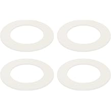 ECSiNG 4Pcs Dual Flush Toilet Seal 81x51x2.5mm Compatible with Glacier Bay 83SGB