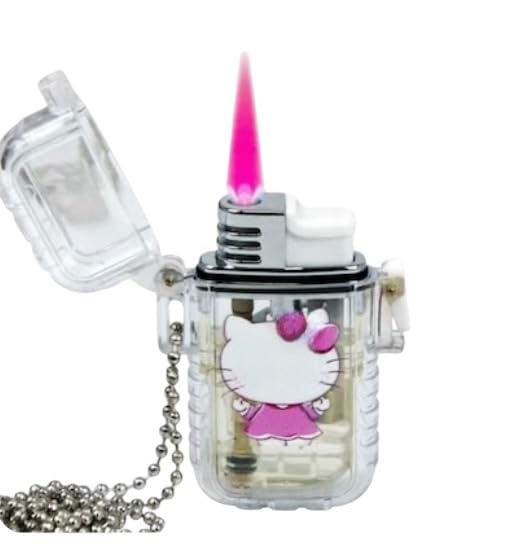 Encendedor Transparente Kulomi Kitty Cat Kawaii miniatura 1