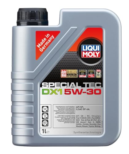 LIQUI MOLY Special Tec DX1 5W-30 | 1 L | Synthesetechnologie Motoröl | Art.-Nr.: 3765, farblos