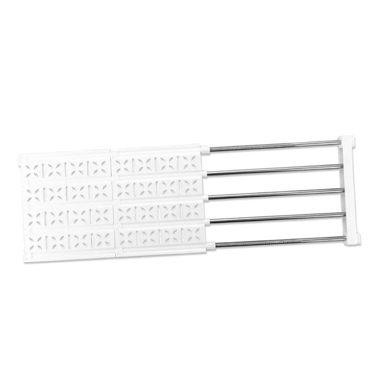 DECHOUS Space-Saving Closet Rack Installation Wardrobe Dividers Wire Shelves Storage Organization