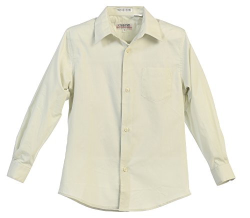 Image of Gioberti Boys Long Sleeve Solid Dress Shirt