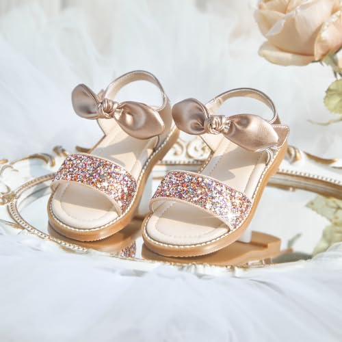 Image of Kiderence Toddler Girls Sandals Little Girls Kids Summer Shoes Toddler Sandals