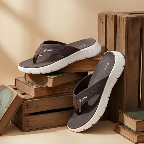 Image of YOHO Snugly 005 Slippers For Men | Cushioned Support | Lightweight Grip | Breathable Comfort | Long-Lasting Build