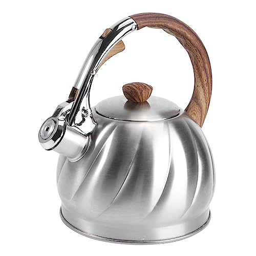 LeGDOr 1pc Buzzing Kettle Camping Water Jug Smart Coffee Maker Kitchen Tea Kettles Whistling Chocolate Boiling Kettle Smart Kettle Fruit Teapot Boiled Travel Honk Stainless Steel Heating