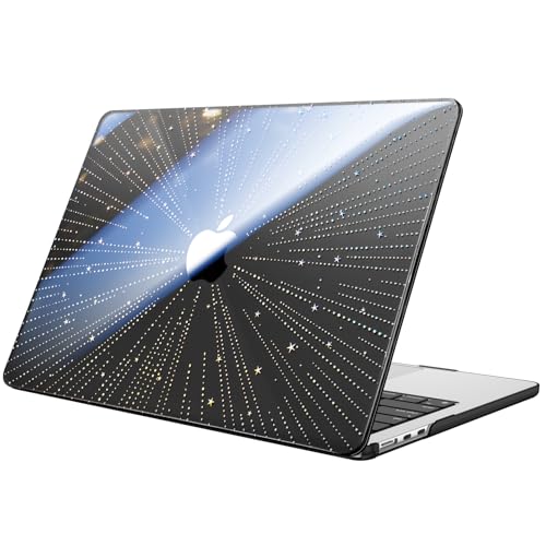 Image of Fintie Case for MacBook Air 13.6 inch A3449 /A3240 /A3113 /A2681 | 2022-2026, M2 /M3 /M4 /M5, Snap On Hard Shell, Full Port Access, Easy On /Off, Lightweight, Meteor-Black