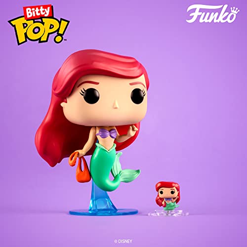 Funko Bitty Pop! Disney Princess - Peasant Belle, Pocahontas, Jasmine et une Mini-figurine Mystère en Surprise - 2.2 Cm Collectionnable - Étagère Empilable Incluse - Idée de Cadeau - Disney Fans
