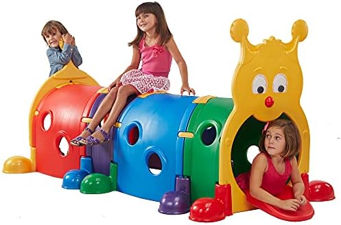 ECR4Kids GUS Climb-N-Crawl Caterpillar Tunnel, Play Structure, As...