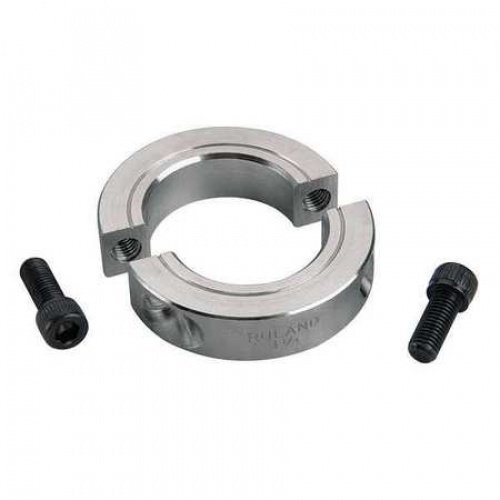 Shaft Collar, Clamp, 2Pc, 1-7/16 in, Alum