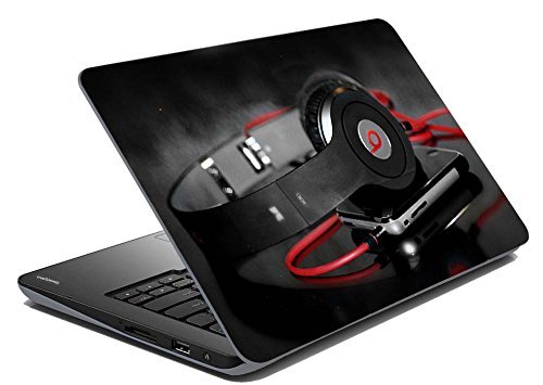 Image of GalaxsiaTM Headphone Songs Vinyl Laptop Skin /Sticker /Cover /Decal Compatible for Any 15.6 Inches Laptop (Hp /Dell /Sony /Acer /Lenovo /Asus. Etc) Or Notebook.