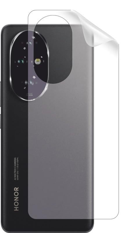 Glaxx Back Screen Guard for Honor 200 Pro [Not Glass] Self Healing Unbreakable Hydrogel [TPU Film] Flexible Film with Easy Installation Kit - Transparent (B0D8ZVNR1V) Amazon Price History, Amazon Price Tracker