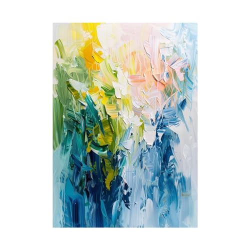 Peinture abstraite moderne 70x100cm pour decoration murale de maison