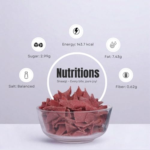 Image of Snaaqz Super Chips Combo (Beetroot, Peri Peri Oat) | Pack of 2 (150g each) | Healthy & Crunchy Baked Chips, High Protein, Gluten Free, Vegan, No Palm Oil, Low Calorie Snack