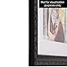 ArtToFrames 11x14 Frame, Wood Picture Frame 11 x 14 Inch Poster Frame | Black Engraved Edges | Custom Poster Frame with Regular Glass & Backing | Elegant Decor for Photos Diplomas Art or Puzzles
