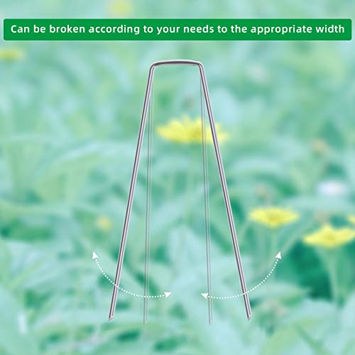 image for Gtongoko Garden Landscape Fabric Staples 6in 11 Gauge Galvanized Garde