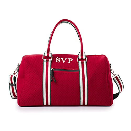 VANYLU Bolsa Mujer, Hombre Deporte Fitness Grande Personalizable de Neopreno. Bolsa de Viaje de Tela Impermeable Cover