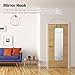 CHICWIN 2 Pcs Over The Door Mirror Hanger, 13.6