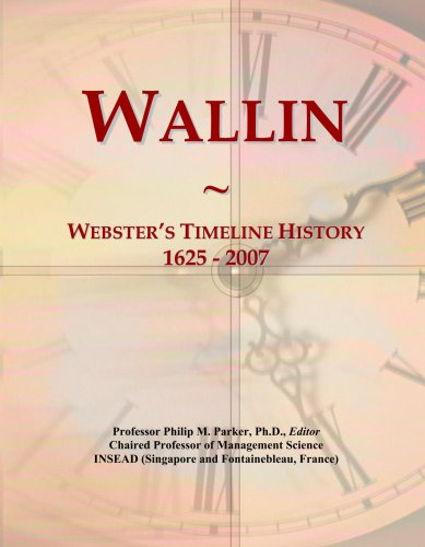Wallin: Webster's Timeline History, 1625 - 2007