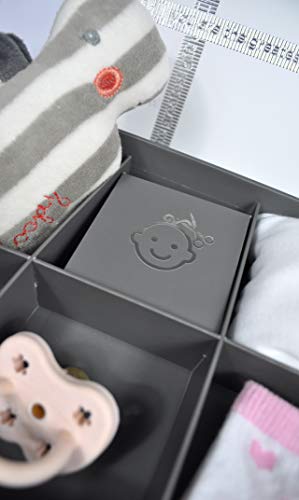 Dooky Luxury Memory Box Double Frame Handprint set impronte neonato 1 pz - 7