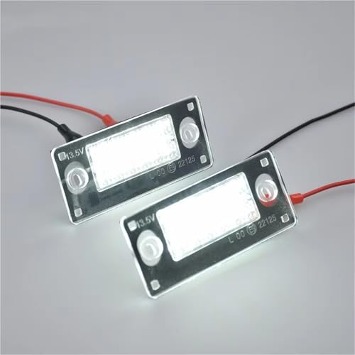 Luz de matrícula LED Canbus para solucionar error de bombilla en Audi A3 5
