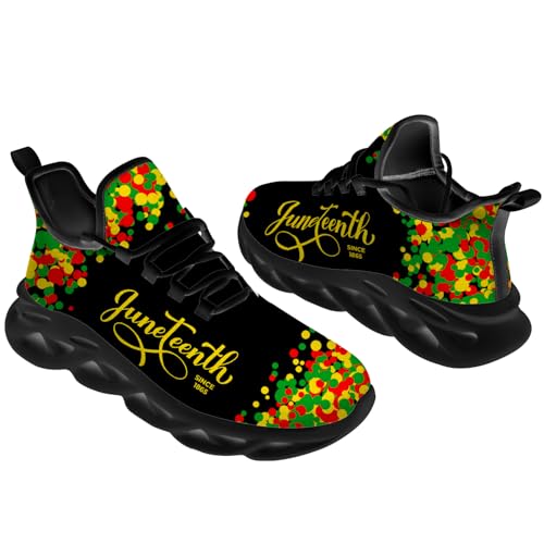 Men's Women's Juneteenth Shoes Black Month History Sneakers Running Tennis Shoes Gifts for Men Women2