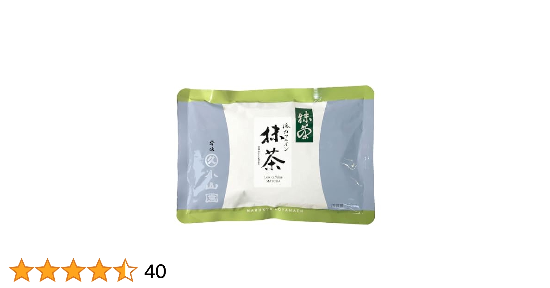 Amazon | 小山園抹茶 (低カフェイン抹茶, 100g) | 屋久島＠深山