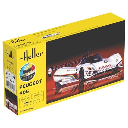 Heller 56110 Starter KIT Peugeot 905 1/43