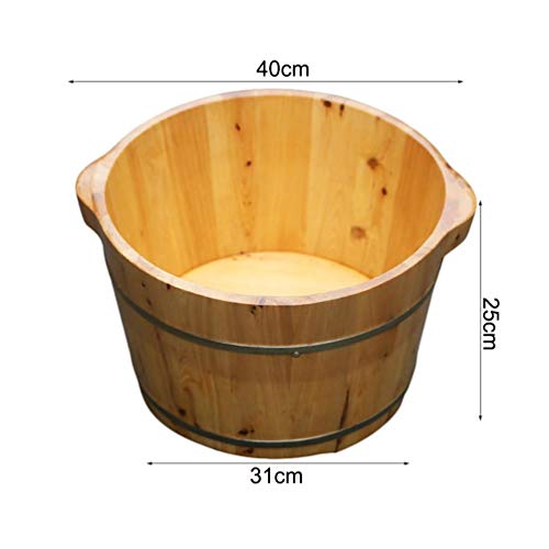 Cubeta de Madera para Baño de Pies de Madera de Cedro Sólido miniatura 4