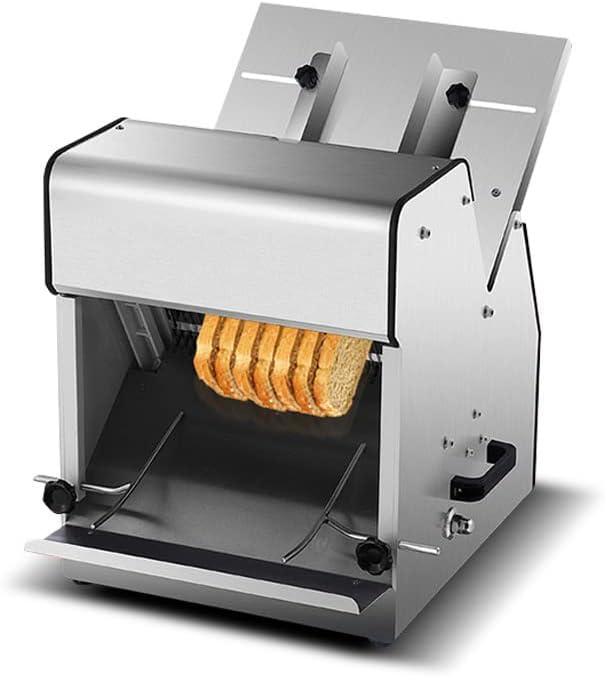 Electric Bread Slicer Machine Toast Slicing Machine Commercial Square Bread Cutter Machine (31pcs blade,110V/60HZ)