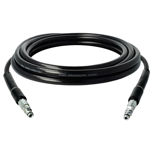  vhbw tubo alta pressione da 5m compatibile con Kärcher K 6.80 M T 250, K 6.80 M T 250 *EU idropulitrice - Filettatura in ferro