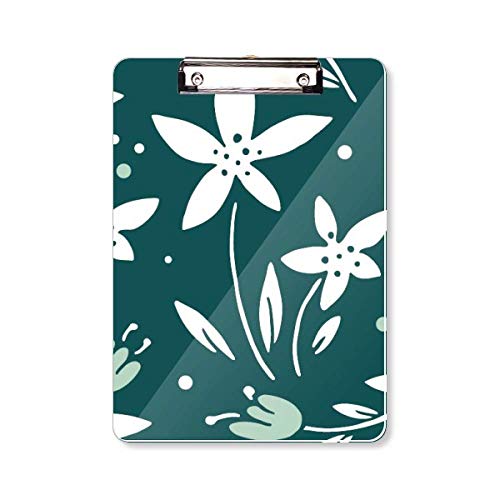 Porte-documents de peinture pour plantes et fleurs A4 motif botanique