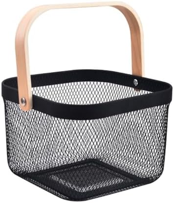 Hand-held Storage Basket Outdoor Picnic Fruit and Vegetable Sundries Home Decoration image 3
