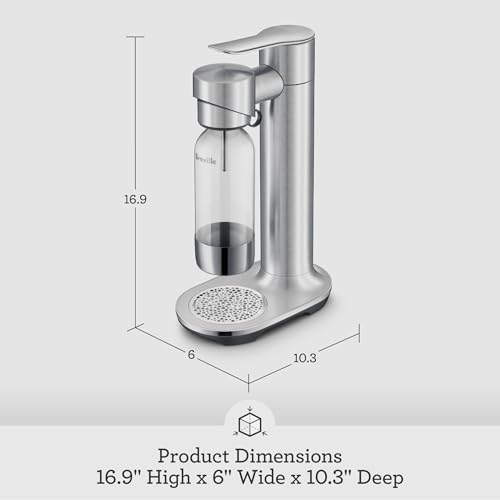 Breville InFizz Aqua Sparkling Water Maker, Brushed Stainless Steel - image 7