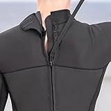 AQUATEC Mens Full Length Wetsuit - 6 Sizes / 3 Thicknesses: 2mm, 3/2mm & 5/4mm | High-Grade Neoprene Mens Wetsuit For Water Sports & More | YKK Back Zipper (2mm Thickness, L) - Image 5