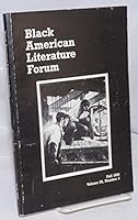 Black American Literature Forum, Fall 1986, Volume 20, Number 3 B014Q008VK Book Cover