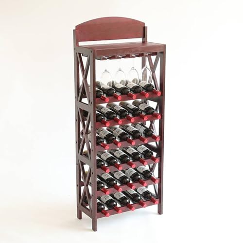 Soporte para botellas de vino de madera 54x26x138 cm miniatura 4