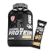 Produktbild Mammut Nutrition  Formel 90 Protein Pulver Banane  3kg  4-Komponenten Protein  Muskelaufbau  mit Vitamin B6  Soja-, Milch-, Whey-, Egg Protein  Set inkl. Protein Riegel Salty Peanut
