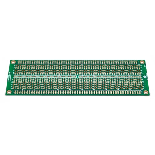SchmalzTech Double Sided ENIG Protoboard, Solderable Breadboard, Electronic Circuit Board for DIY Prototype Circuit, FR4, Plated Through Hole Solder Prototype Board, ST-PROTO-2-6 (2\" x 6\")