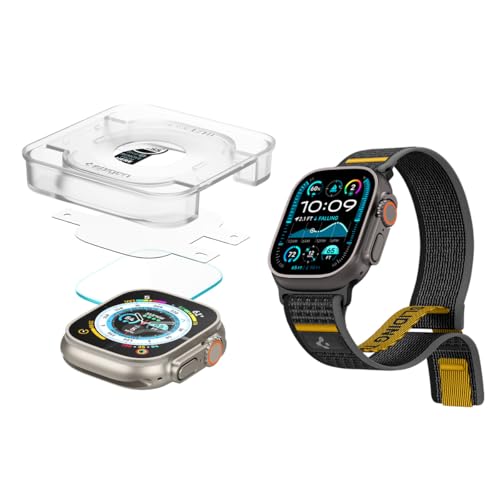 Spigen Pack Athlex Air montre Apple Watch Ultra eviter rayures ecran et casse