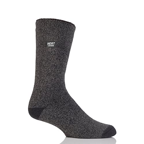 Men's Warmer Twist Crew Sock Charcoal/Grey/US 7-12