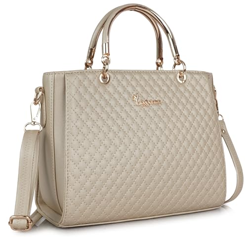 Image of Lady Quinton Quilted Handbag with Detachable Shoulder Strap